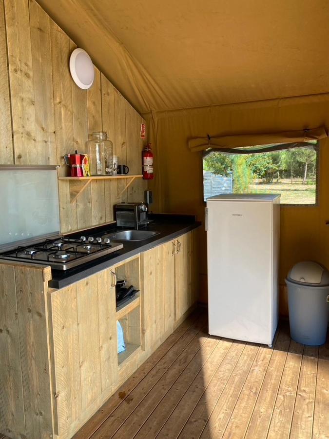Camping La Kahute - Tente Lodge Au Coeur De La Foret 카르캉 외부 사진